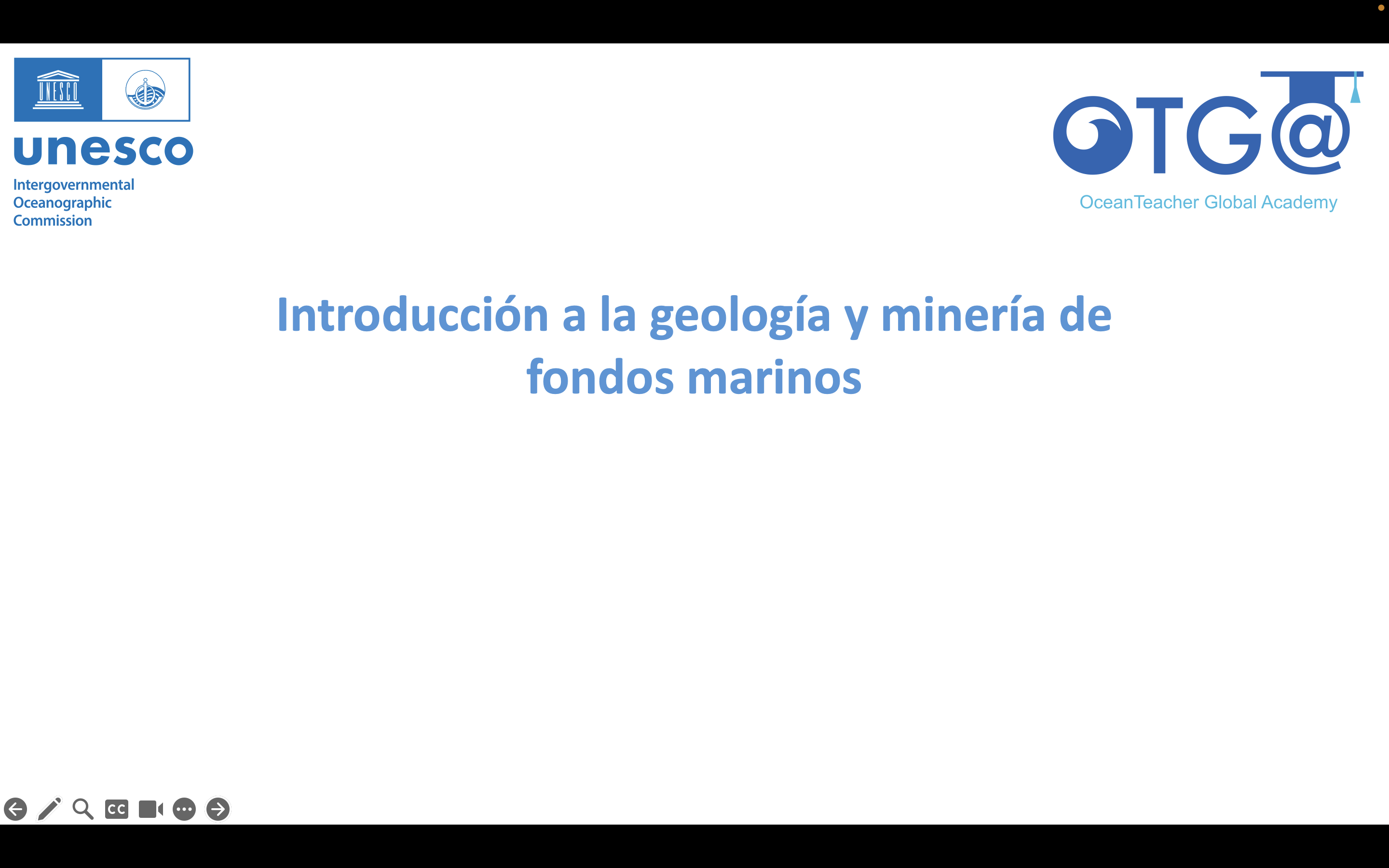 Introducción a la geología y minería de fondos marinos