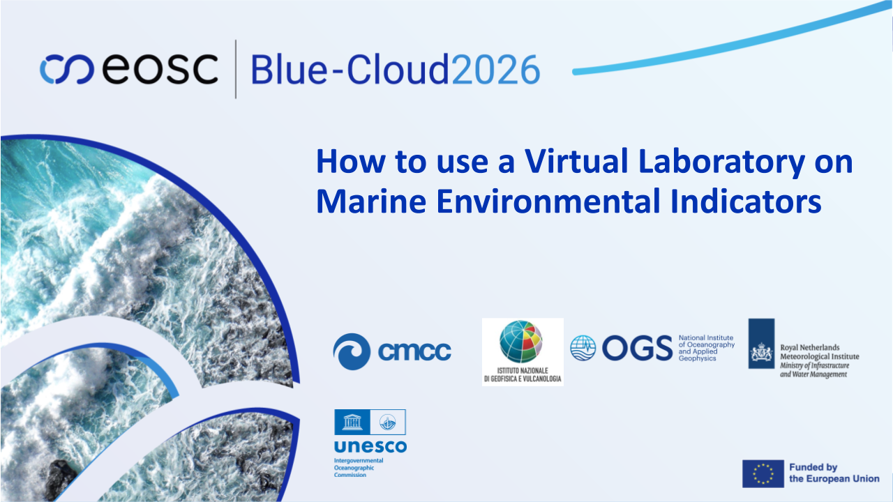 How to use a Virtual Laboratory on Marine Environmental Indicators
