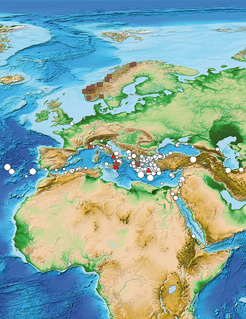 Confirmed tsunami source locations in the Mediterranean Sea. Source: NCEI/WDS-Geophysics.