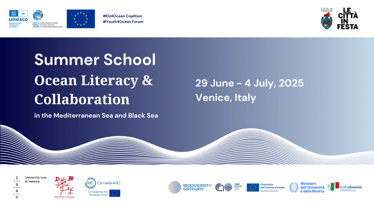 Summer School on Ocean Literacy and Collaboration on Nature-Based Solutions for the Mediterranean and Black Seas