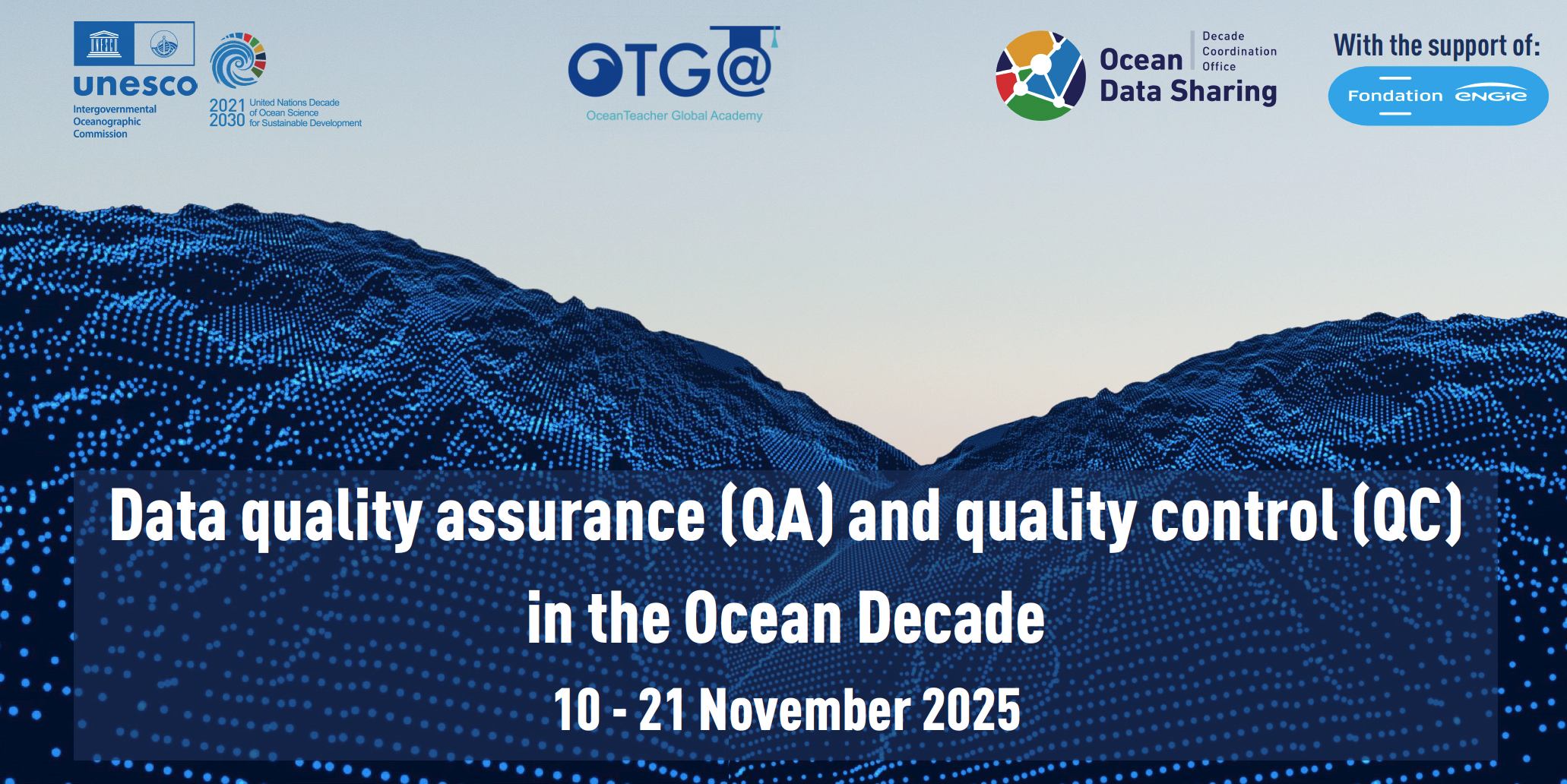 Data quality assurance (QA) and quality control (QC) in the Ocean Decade