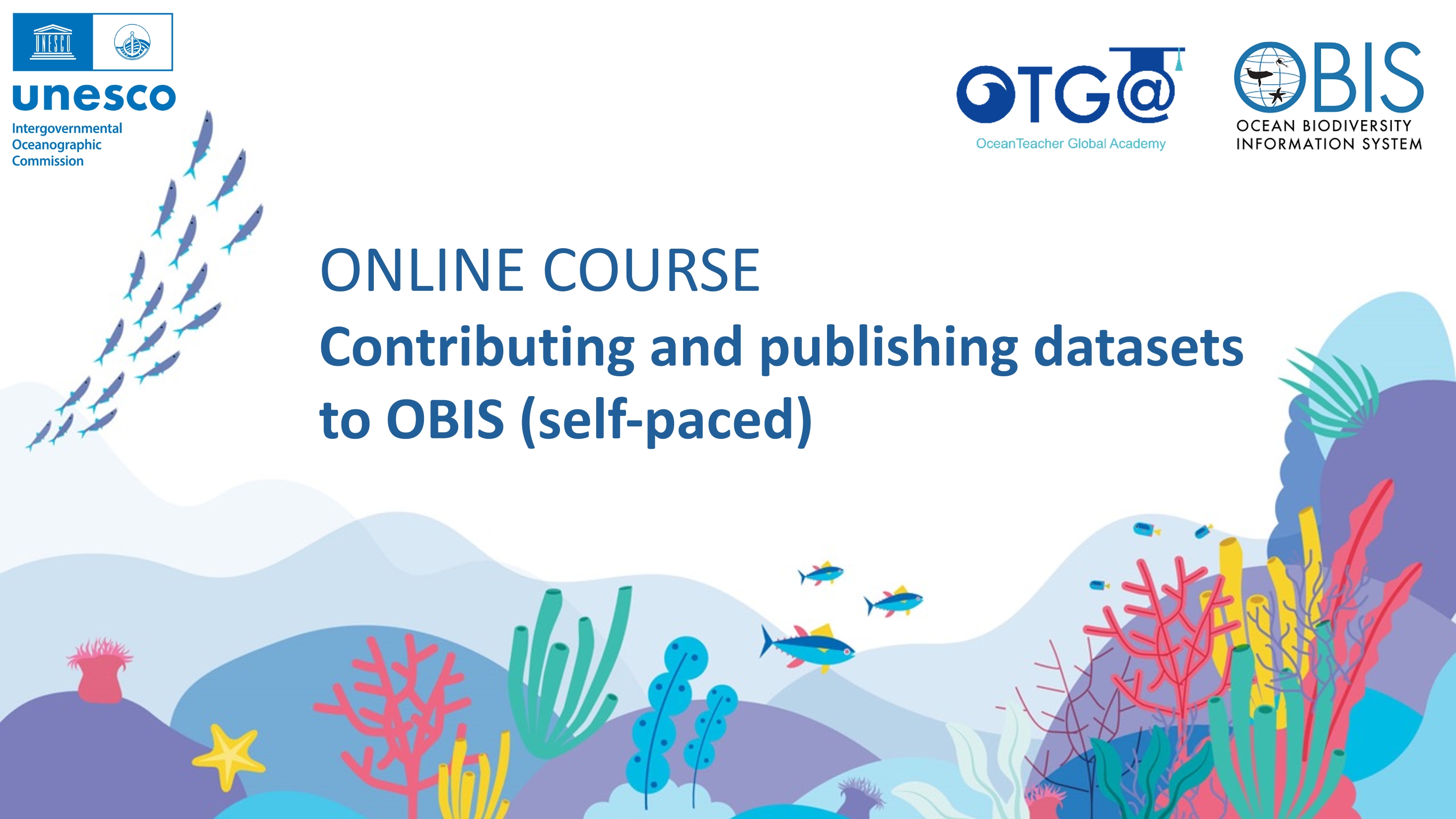 Contributing and publishing datasets to OBIS (self-paced)
