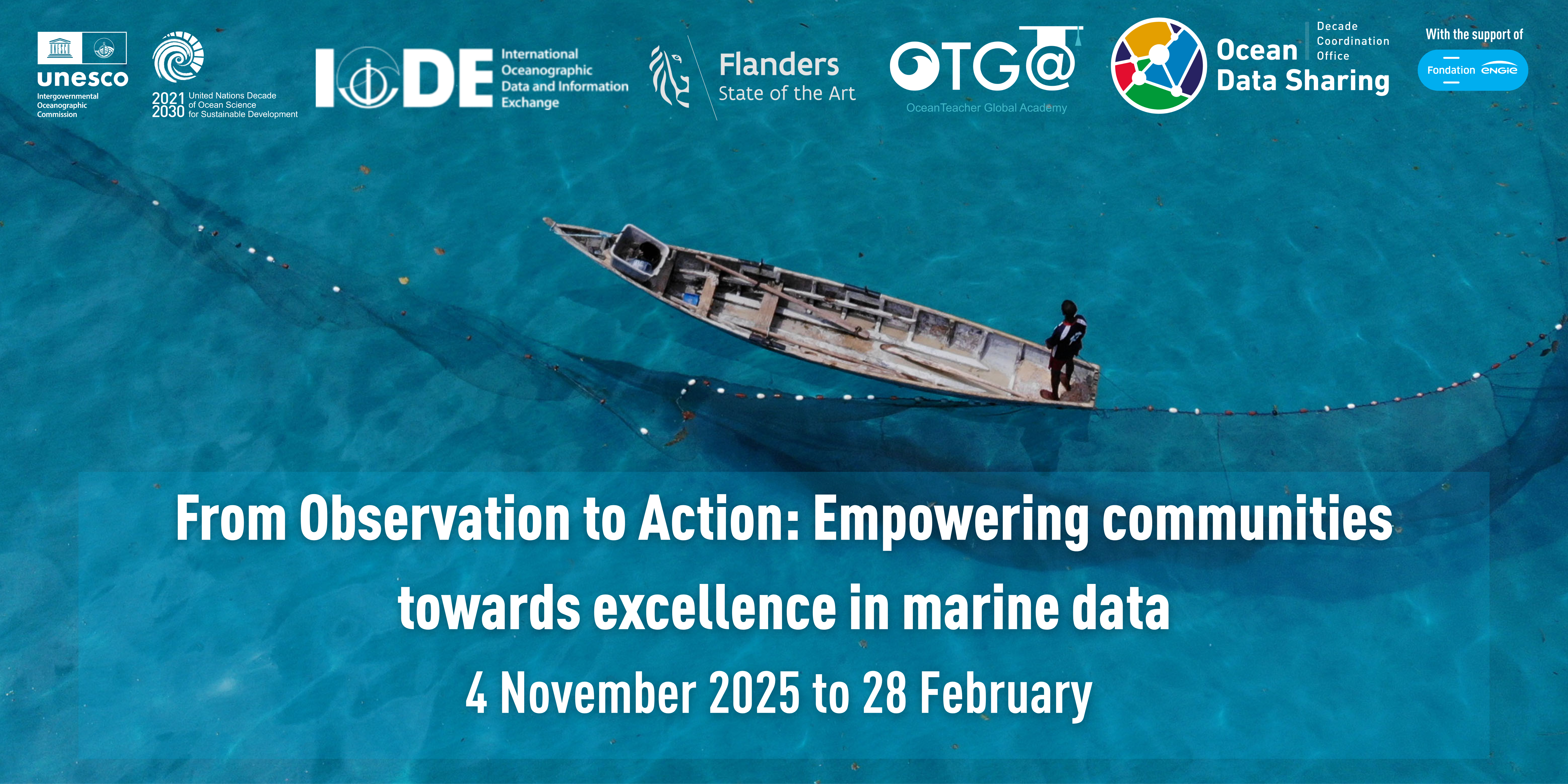 From Observation to Action: Empowering communities towards excellence in marine data