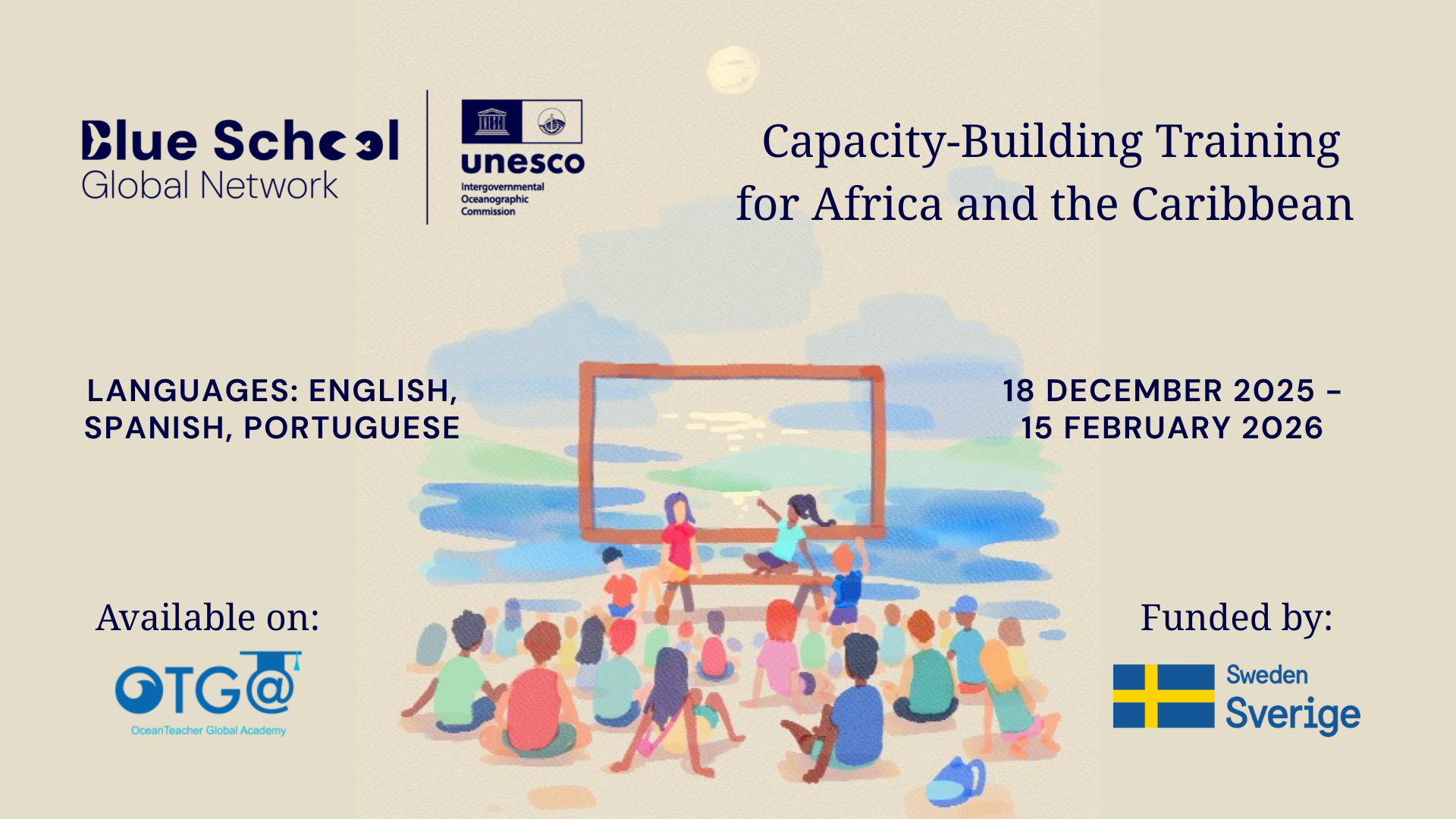 Blue Schools Capacity-Building Training – Africa & Caribbean Regions for teachers 