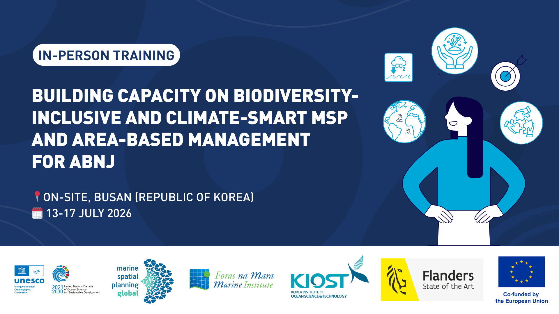 Building Capacity on Biodiversity-Inclusive and Climate-Smart MSP and Area-Based Management for ABNJ [onsite training]