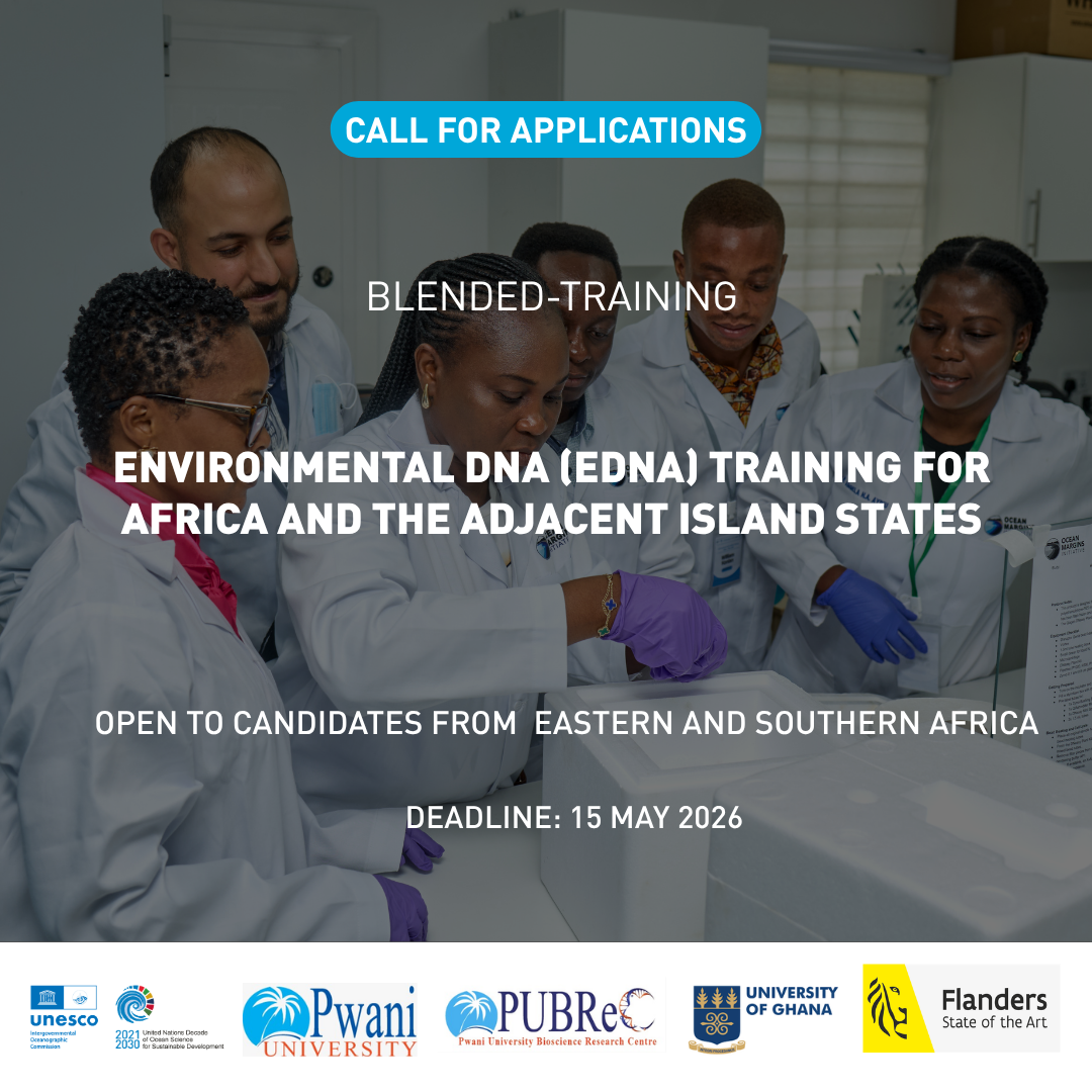 Environmental DNA (eDNA) Training for Africa and the Adjacent Island States 2026